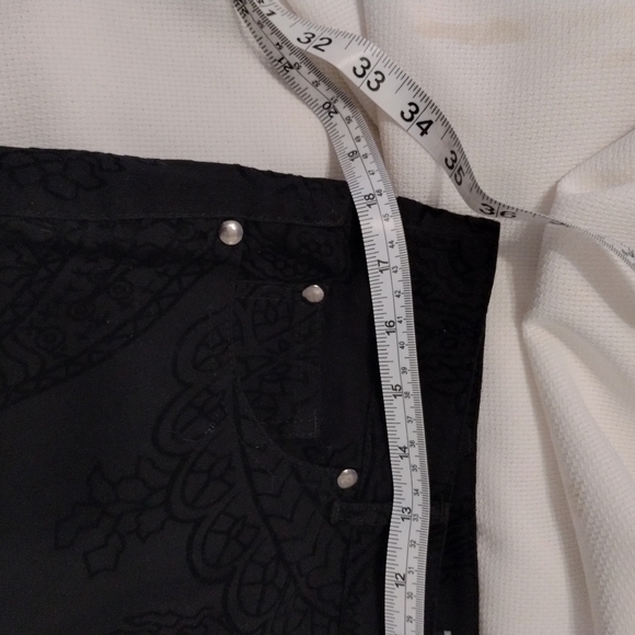 Le Château jeans legging lace black SZ: 12 - Picture 6 of 10